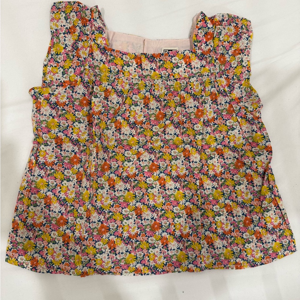 Floral Sleeveless Blouse